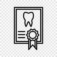 Dental Certificates, Dentist Certificates, Dentist Lic, Certificate Dentist icon svg