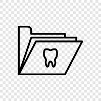 DentalCharts, DentalOffice, DentalCharts und Ordner, DentalRecords symbol