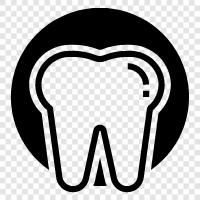 dental enamel, dental care, dental floss, dental hygiene icon svg