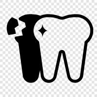 dental fillings, dental work, dental procedures, tooth restoration icon svg