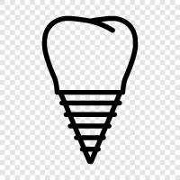 dental implants cost, dental implant removal, dental implant surgery, dental implant placement icon svg