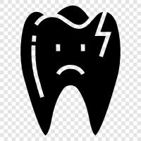 dental problems, teeth extraction, bad teeth, dental care icon svg