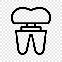 dental restoration, dental restoration services, dental crowns, dental crowns prices icon svg