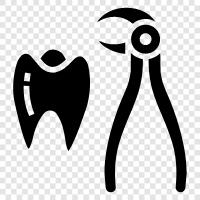 dental shears, dental scalers, dental floss, dental picks icon svg