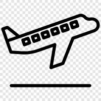 departure, airplane, air travel, flying icon svg