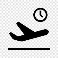 Departure Time, Flight Time, Plane Time, Plane icon svg