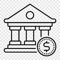 Deposit, Account, Loans, Investments icon svg