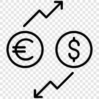 Abschreibungen, Deflation, Geldmenge, Währung symbol