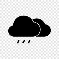 depressing, gloomy, dismal, dreary icon svg