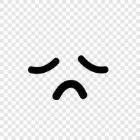 depression, sadness, emotions, sad icon svg