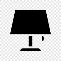 Desk Lamp For Working, Desk Lamp Silver, Desk Lamp icon svg