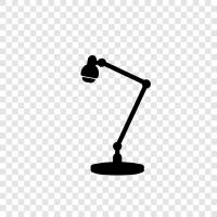 Desk Lamps, Desk Lighting, Office Lighting, Home Office Lighting icon svg