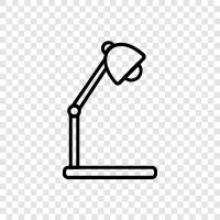 Schreibtischlampen, Schreibtischlampe zum Lesen, Schreibtischlampe für die Arbeit, Schreibtisch symbol