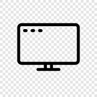 desktop, LCD, screen, monitor icon svg