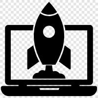 desktop launchers, desktop launchers for windows, desktop launchers for mac, desktop rocket icon svg