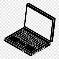 desktop, computer, netbook, laptop computer icon svg