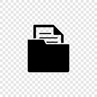 Desktop, files, storage, computer icon svg