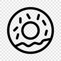 dessert, breakfast, pastry, fried icon svg