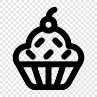 dessert, cake, frosting, icing icon svg