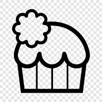 tatlı, cake, bakery, dessert ikon svg