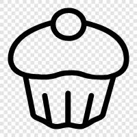 dessert, baking, icing, cake icon svg