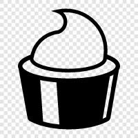 dessert, sweet, cake, icing icon svg