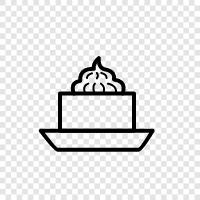 dessert, pudding icon svg