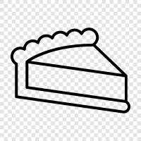 dessert slice, pastry slice, dessert pie, pie pastry icon svg