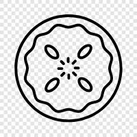 dessert, dessert recipes, pie crust, pie filling icon svg