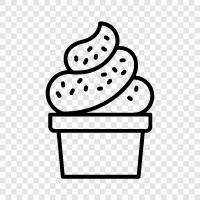 dessert, ice cream, cones, sundaes icon svg