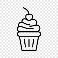 dessert, cake, sweet, sugar icon svg