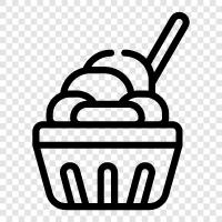 dessert, food, American, classic icon svg