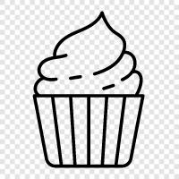 dessert, sweet, cake, sugar icon svg