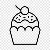 dessert, cake, sweet, sugar icon svg