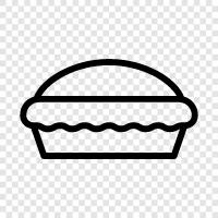 Десерт, пирожное, сладкое, вкусное Значок svg