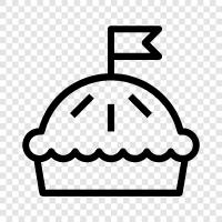 dessert, dessert recipes, pie recipes, sweet icon svg