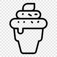 Desserts, Cone, Sundae, Blizzard icon svg