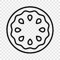 desserts, sugar, flour, butter icon svg