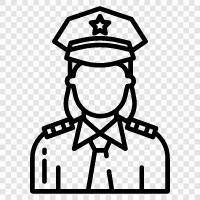 detective, officer, law enforcement, security icon svg