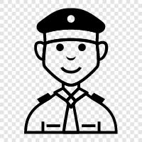 detective, officer, cop, law enforcement icon svg