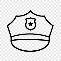 Detektiv, Offizier, Strafverfolgung, Polizist symbol