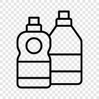 Waschmittel, Wäsche, Weichspüler, Desinfektionsmittel symbol