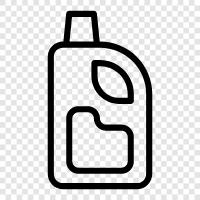 Waschkapseln, Flüssigwaschmittel, Weichspüler, Waschpulver symbol