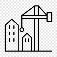 development, building, contractor, demolition icon svg