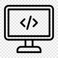 geliştirme, yazılım, web sitesi, programlama ikon svg