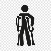 device, help, arthritis, walk icon svg