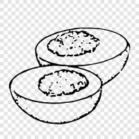 Deviled Eggs Recipe, Deviled Eggs icon svg