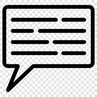 Dialog, Chat, Gespräch, Diskussionsforum symbol