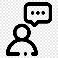 dialogue, dialogue box, conversation, communication icon svg