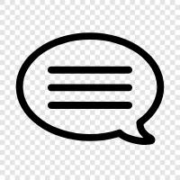 Dialogue, Discussion, Debate, Q&A icon svg